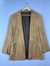 Vintage 70s Sears Suede Leather Jacket Men's Size 40   The Leather Shop