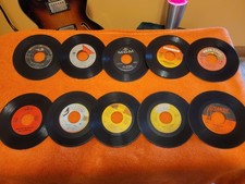 Ten 45RPM Vinyl records 60s SOUL. See Description for Artists and Titles.