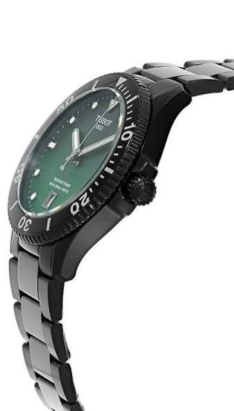 Tissot Seastar 1000 Quartz 40mm PVD Black Steel Men's Watch T120