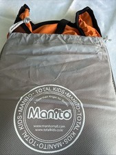 Manito Orange Sun Shade For Strollers Car Seats Uv Protect Adjust Angles BN