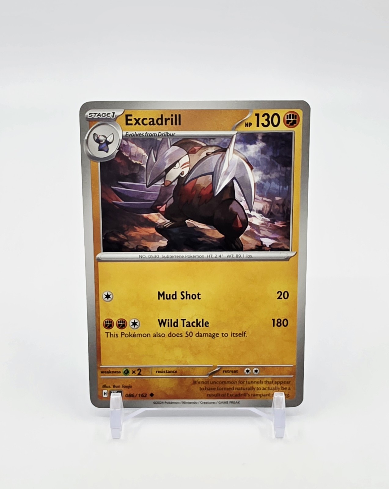 Excadrill Uncommon Pokémon TCG Temporal Forces 86/162