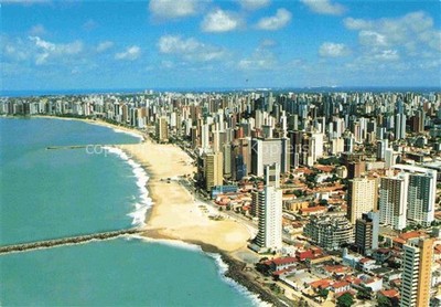 Fortaleza Ceara Brasil Praia de Iracema Av Beira Mar Aerial Photo