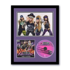 Steel Panther "Feel the Steel" AUTOGRAPH Signed Framed 11x14 CD Display X3 ACOA