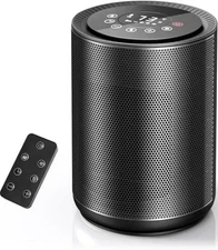 Small Space Heaters for Indoor Use Mini Portable Electric with Remote