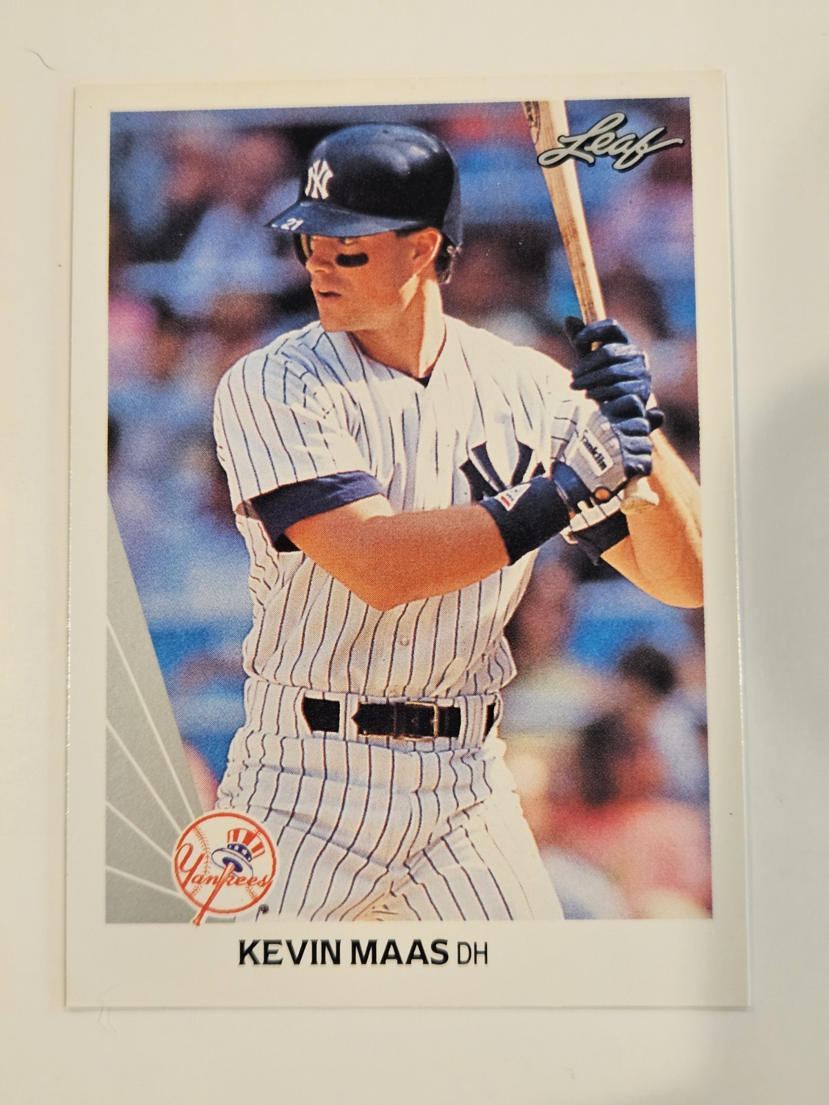 1990 Leaf - Kevin Maas #446 (RC)