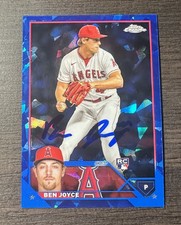 2023 Topps Chrome Update Sapphire Ben Joyce Auto Signed IP GTP USCS195 RC Angels