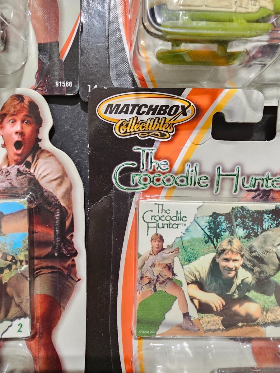 The Crocodile Hunter SET of 4 eBay 2002 MATCHBOX Collectibles MOC