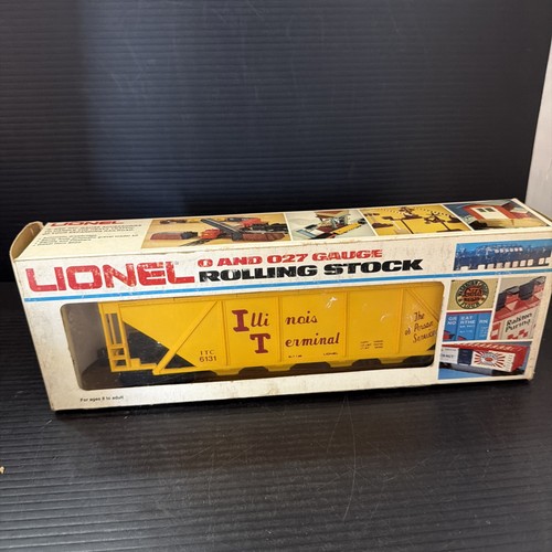 Tolva cubierta terminal Illinois 6-6131 1985 Lionel Trains ITC 6131 OB de colección | Condition: New