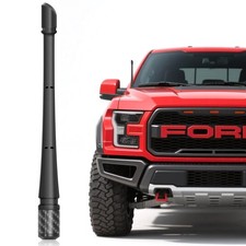 Short Antenna 7in Rubber Copper Coil Car Wash Proof Easy Install Compatible F150