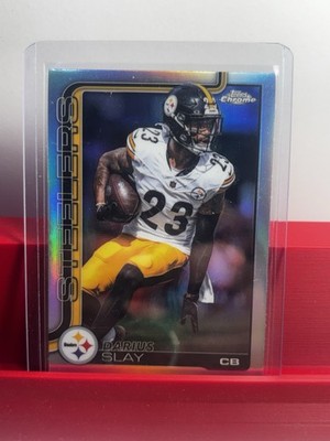 Darius Slay 2025 Topps Chrome Refractor Pittsburgh Steelers #259