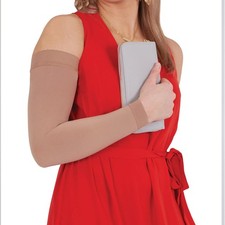 Mediven Comfort Lymphedema Armsleeve 15-20mmHg Micro-Dot Band Caramel Size: II