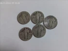 5 Standing Liberty Quarters