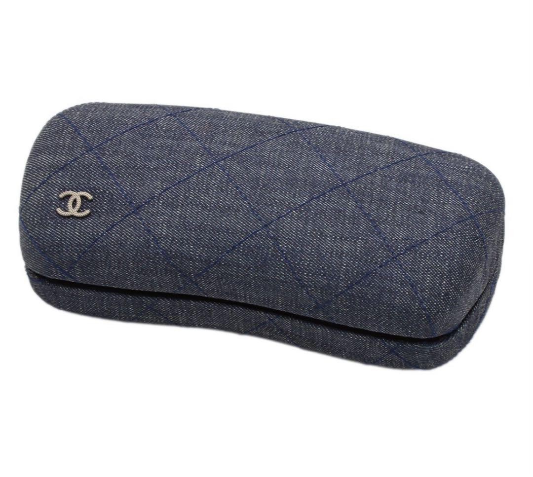 Chanel Denim & Tortoiseshell Pattern Sunglasses 5… - image 9