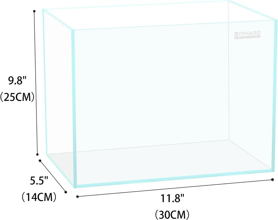Аквариум наноаквариум без оправы 2,5 галлона ультрапрозрачное стекло для бойцовых рыбок - Изображение 4 из 4