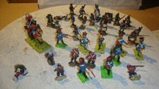 JOBLOT 28mm and 25mm Front Rank mini figs Painted