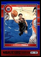2024-25 Hoops Blue Jordan Poole Washington Wizards #190