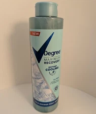 Degree Maximum Recovery ICY MINT Epsom Salt Electrolyte Body Wash & Soak 22oz