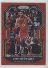 2020-21 Panini Prizm Ruby Wave Prizm Derrick Favors #133 0nr3