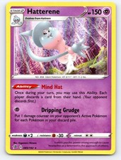 Hatterene 085/192 Holo Rare Rebel Clash Pokemon Lightly Played
