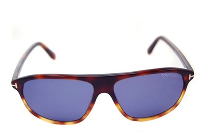 TOM FORD PRESCOTT Mens Sunglasses TF1027 56V Large Square BROWN