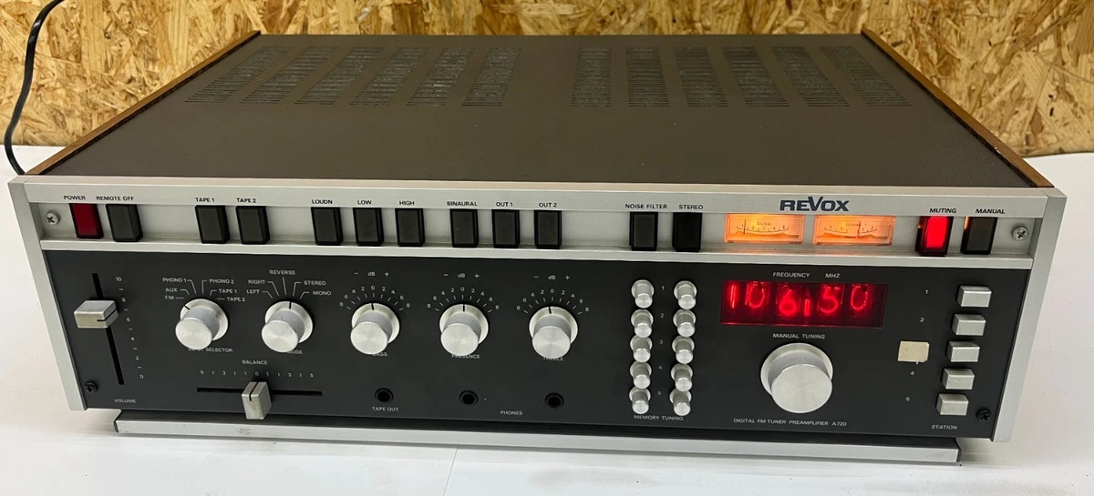 Revox A720 Preamplificador / Preceptor Digital Sintonizador FM High-End