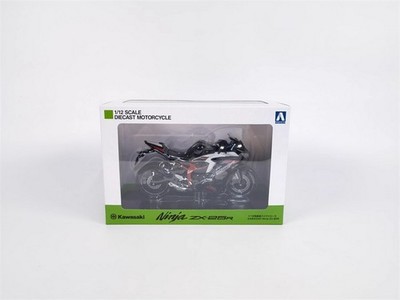 AOSHIMA 1/12 Scale Kawasaki Ninja ZX-25R Red/Black Motorcycle
