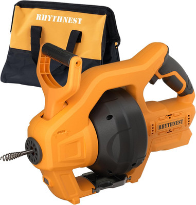 Cordless Drain Auger Compatible with Dewalt 20V Battery, 24 FT Replaceable Auto-
