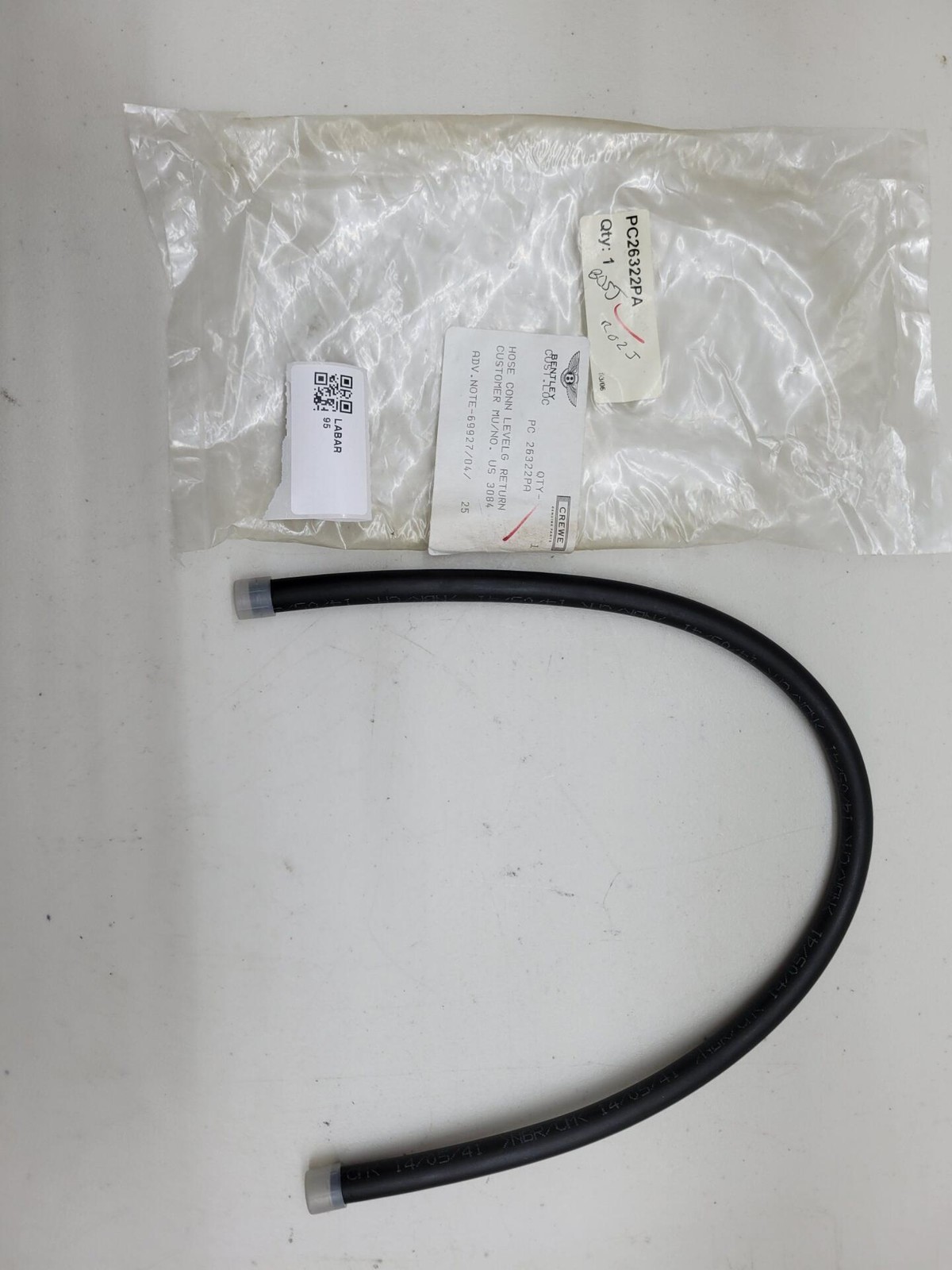 Rolls Royce & Bentley Hose Tube Pipe РC26322PA