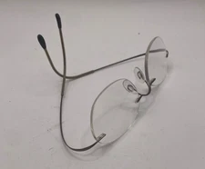 SILHOUETTE TITANIUM EYEGLASSES FRAMES ONLY M7305 GRAY RIMLESS 40-19-135