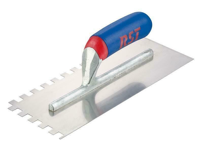R.S.T. Notched Trowel Square 10Mm_ Soft Touch Handle 11 X 4.1/2In RST6260ST
