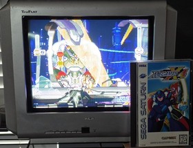 Mega Man X4 (Sega Saturn, 1997) Authentic & No Registration Card!