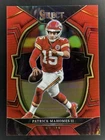 2022 Panini Select Patrick Mahomes Red Prizm /99 #20 - Chiefs