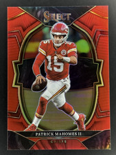 2022 Panini Select Patrick Mahomes Red Prizm /99 #20 - Chiefs