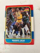MAURICE LUCAS 1986-87 FLEER CARD LAKERS