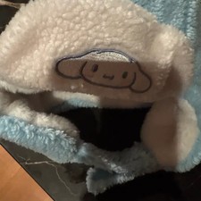 Sanrio Hello Kitty Wool Gloves - Cute Blue and White Character Gloves