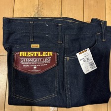 NWT 36x30 USA Made Rustler Brand Jeans 100 Cottn