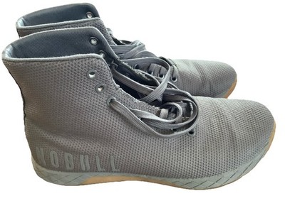NOBULL Shoes High Top Gray Trainers M US 10 W US 11,5 UK 9 Unisex Super Fabric