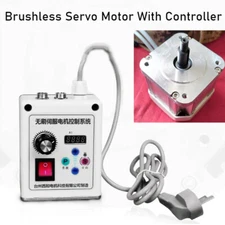 1200W Permanent Magnet Servo Motor&Controller Driver Face Mount Woodworking New