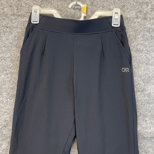 OUTDOOR RESEARCH Pants Women's XS Black Cropped Pleated Mid-Rise Pull-On Stretch - Picture 2 of 12