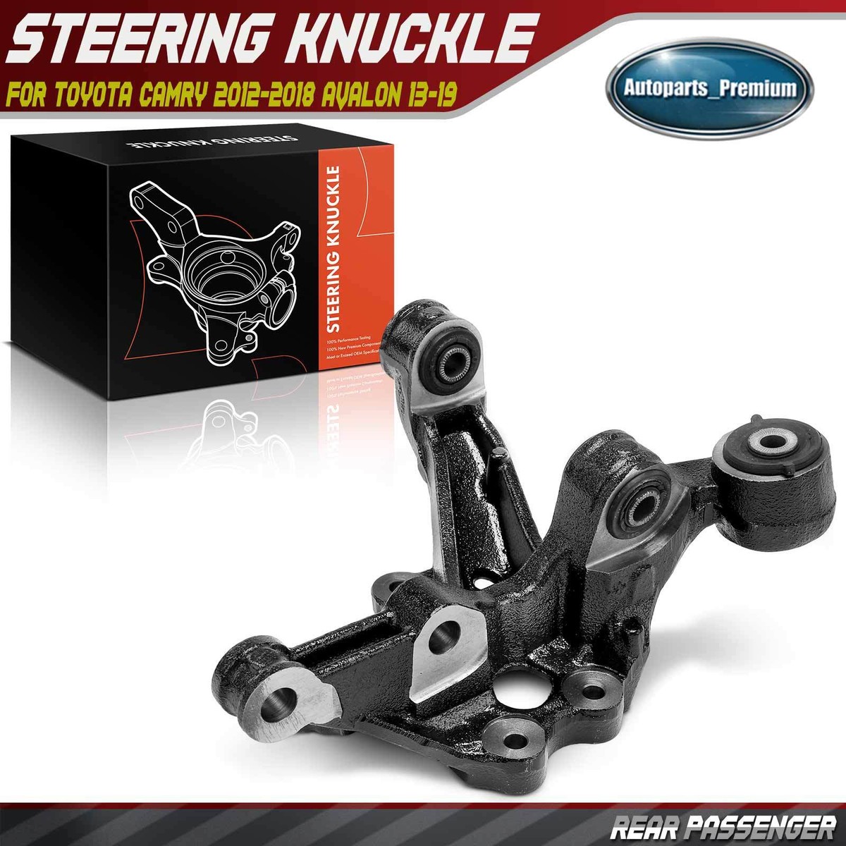 Rear Passenger Side Steering Knuckle for Toyota Camry 2012-2017