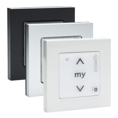 Somfy Smoove IO Touch Rolladensteuerung - Pure Shine, Silver Shine, Black Shine