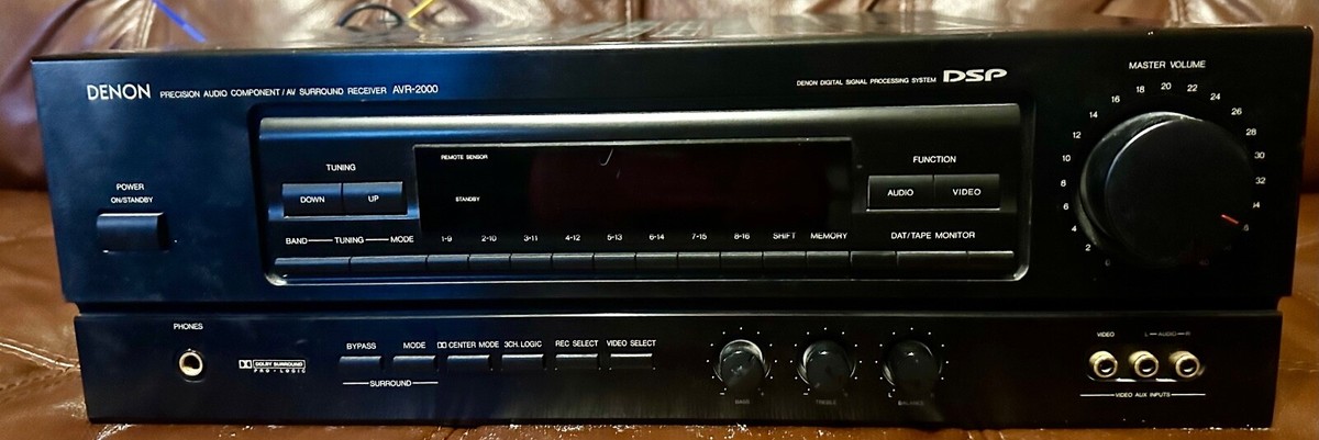 Denon AVR-2000 7.1 Channel 4k Ultra HD AV Receiver Home Theater
