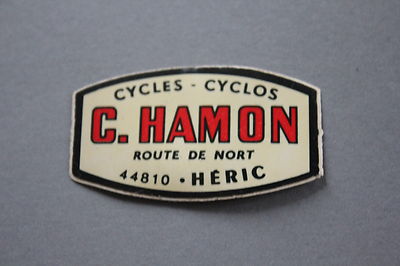 NB Antique C HAMON Cycle Cycle Road Niort Heric Brand Sticker