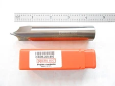 NEW MICRO 100 USA 8MM RADIUS X 4" OAL 3FL SOLID CARBIDE CORNER ROUNDING END MILL