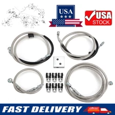 US Front Brake Hose Line For Can-Am Outlander 450 500 570 650 800 850 1000 1000R