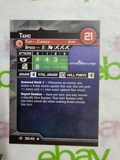 Axis Allies War at Sea Miniatures Japan CARD ONLY Taiho