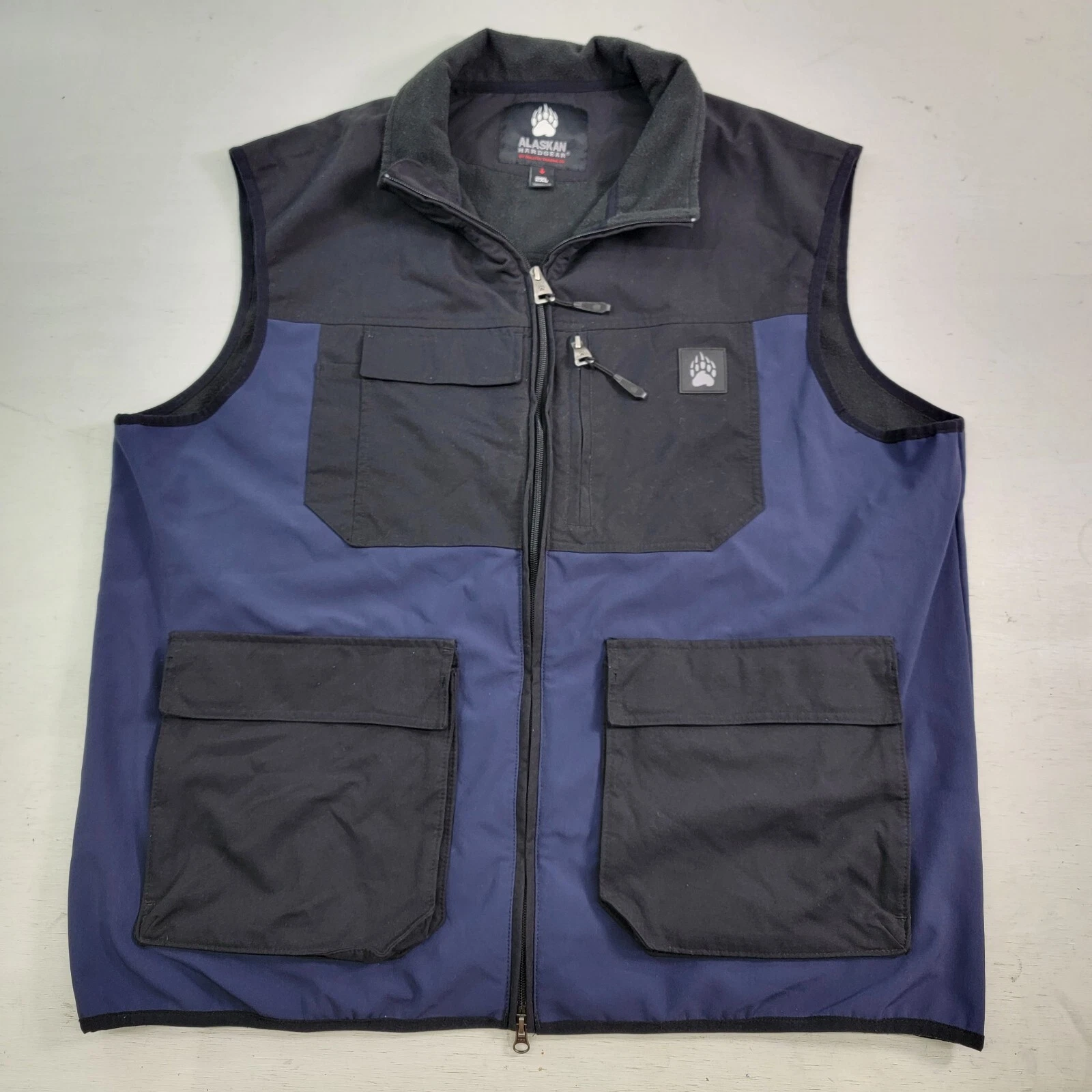 Duluth Alaska Hardgear Hiking Workwear Vest Jacket Fleece Lined Men's Sz 2XL EUC