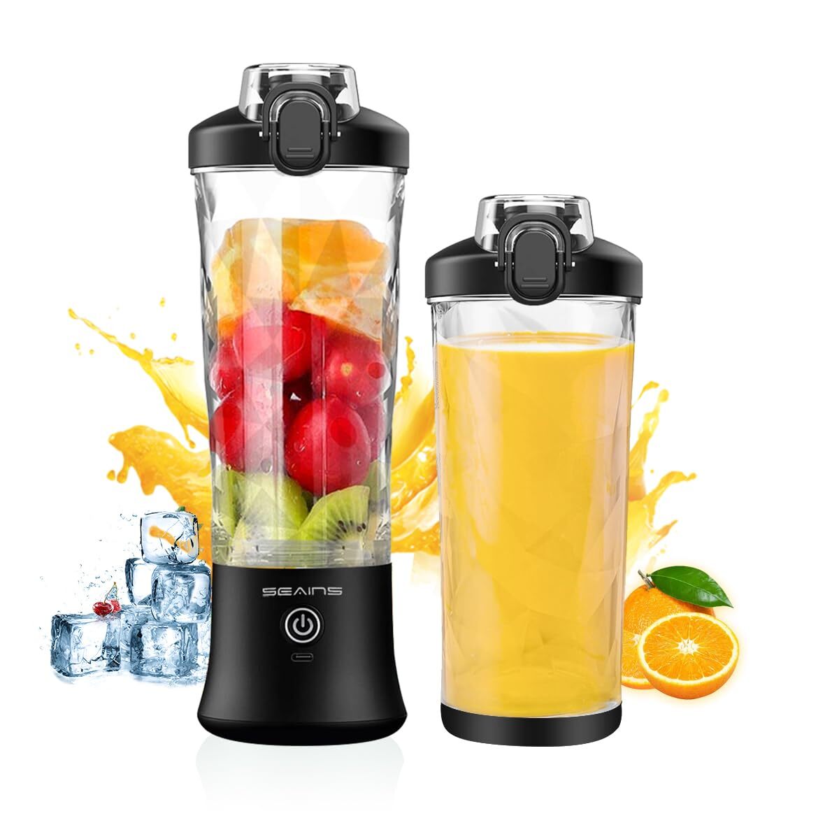 Portable 20 Oz Personal Blender for Shakes Smoothies On The Go  