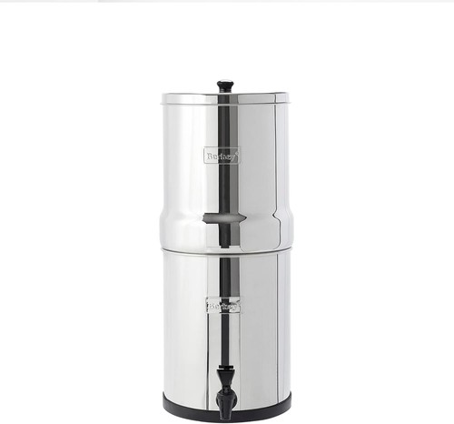 Travel Berkey Gravity-Fed Water Filter with 2 Black Berkey Elements