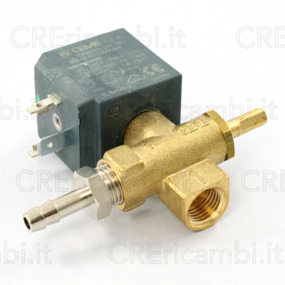 Elettrovalvola 1/4" F + Rubinetto Regolazione + Portagomma Ferro Stiro BIEFFE